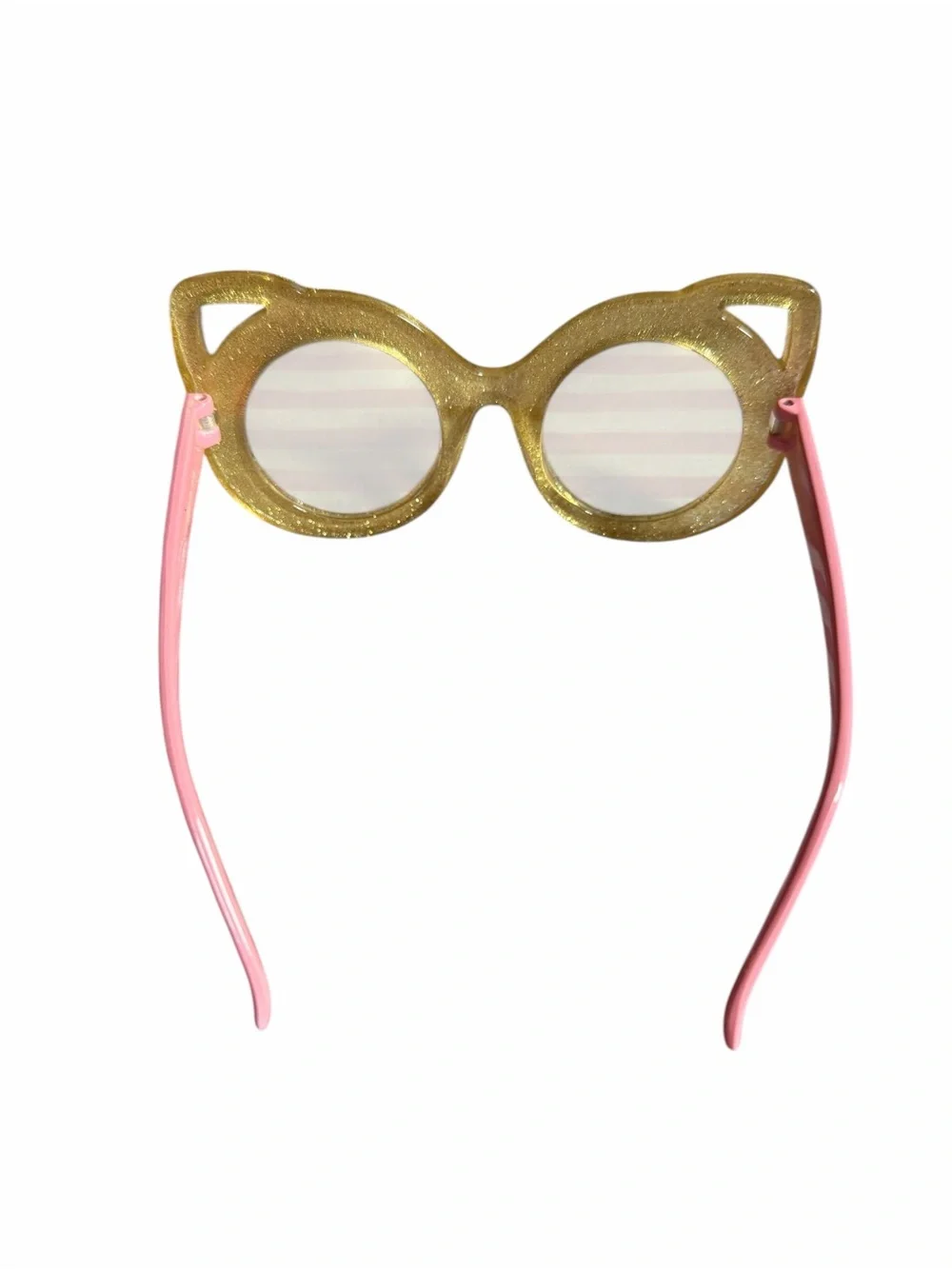 Kids’ Glitter Cat Fashion Eye Glasses CosGlitter